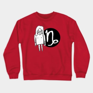 Capricorn Zodiac Woman, Capricorn Girl Crewneck Sweatshirt